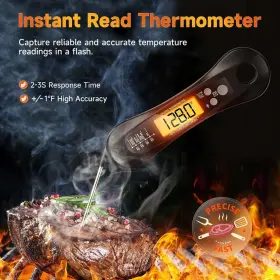 313055496446 IMSAFERELL Digital Meat Thermometer Probe Led #2
