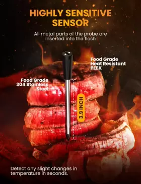 602581566748 IMSAFERELL Wireless Meat Thermometer Digita #3