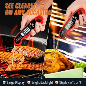 634562476449 IMSAFERELL Meat Thermometer Grill Cooking #3