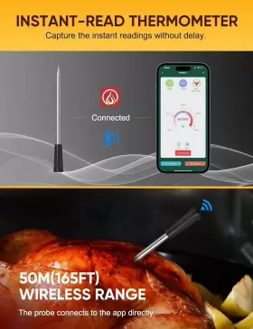 785034542060 IMSAFERELL Wireless Meat Thermometer Food Smart #2