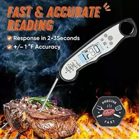 791466287851 IMSAFERELL Digital Meat Thermometer Waterproof #2