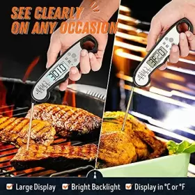 791466287851 IMSAFERELL Digital Meat Thermometer Waterproof #3