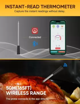 FM200 IMSAFERELL Wireless Meat Thermometer Food Smart Control #2