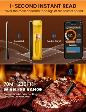 FM210 IMSAFERELL Wireless Meat Food Thermometer Smart Control #2