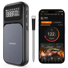 Inkbird 31-b-1 Wifi 5g Wireless Meat Thermometer Digital 4 Sensor Smart Bluetooth Digi Inkbird 31-b-1 Wifi 5g Wireless Meat Thermometer Digital 4 Sensor Smart Bluetooth Digi