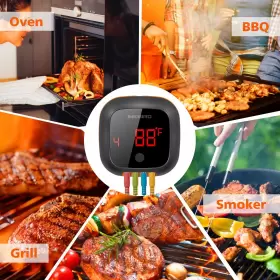 652722439745 INKBIRD Grill Bbq Bluetooth Meat Thermometer Wi #3