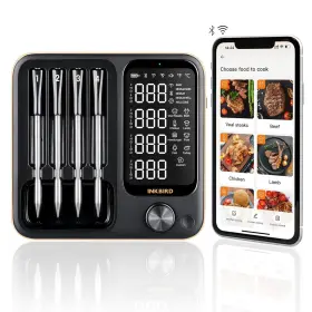INK-14-BW INKBIRD Wireless Meat Thermometer Bbq Wifi