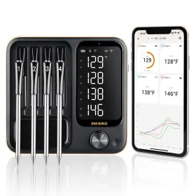 INT-14-BW-US2 INKBIRD Wifi Wireless Meat Thermometer Readable