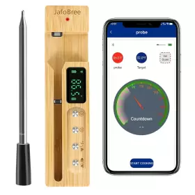 692759721437 JAFOBREE Wireless Meat Thermometer Food Smart