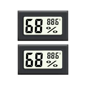Rectangle JEDEW Hygrometer Gauge Thermometer Mini Digital