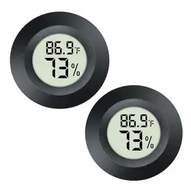 Round JEDEW Pack Mini Digital Hygrometer Thermometer Gauge