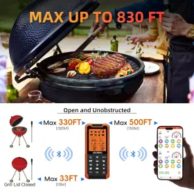 445040220255 JIGOBING Wireless Meat Thermometer Probes Thermo #3