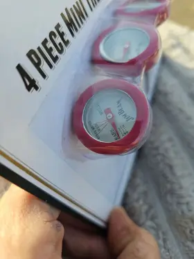 JB0134 JIM BEAM Poultry Steak Mini Thermometer Steel Bbq #3