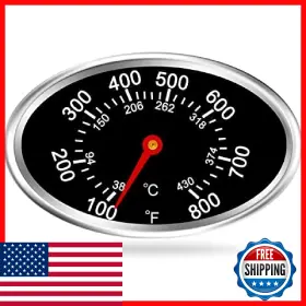 B0C34J2JHB JJLFRESHENERS Grill Lid Thermometer Heat Indicator