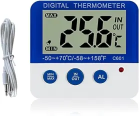 734010499874 JLENOVEG Digital Freezer Fridge Thermometer