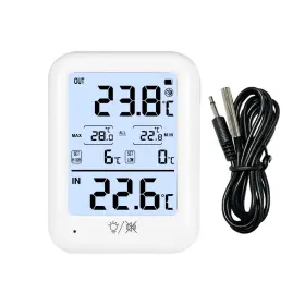 AL8B JLENOVEG Digital Fridge Freezer Thermometer Alarm Disp