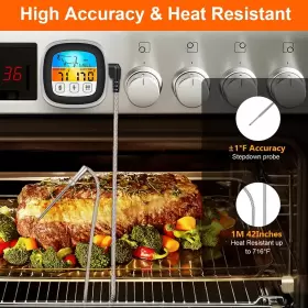 774827478884 JLLOM Meat Thermometer Digital Kitchen Cooki #2