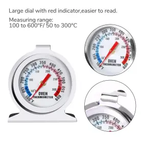 015883590036 JOLLYSTYLE Oven Thermometer Steel Kitchen Grill #2