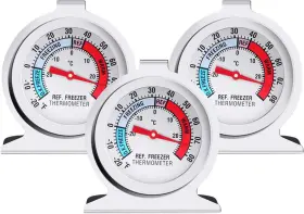 445055033086 JOLLYSTYLE Refrigerator Freezer Thermometer