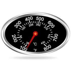 973895 JUNFAMILEE Grill Lid Thermometer Heat Indicator Master