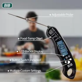 RX057 JUYIXING Digital Meat Thermometer Waterproof Food #2