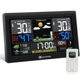 E0160USW KETOTEK Wireless Weather Station Outfdoor Sensor Lcd