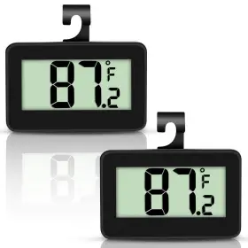 702865501424 KIMANN Mini Refrigerator Thermometer Digital Wit