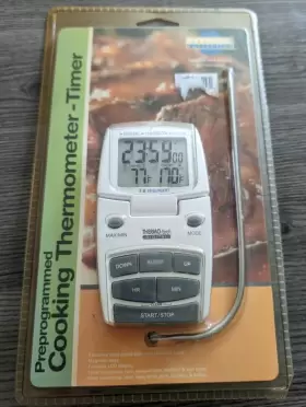 20158 KITCHEN COLLECTION Cooking Thermometer Timer Digital