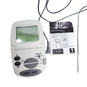 44517-13 KITCHEN LIVING Oven Meat Probe Thermometer Timer