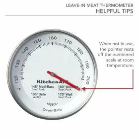 KQ902 KITCHENAID Leave Oven Grill Safe Meat Thermometer Rang #2