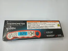 490122762998 KIZEN Digital Waterproof Food Thermometer Ultra
