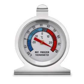 727040644284 KT THERMO Dial Refrigerator Thermometer Steel