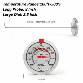 788185225271 KT THERMO Candy Thermometer Meat Probe Waterpr #2