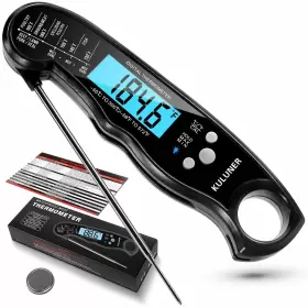 733424622946 KULUNER Waterproof Digital Meat Lcd Thermometer