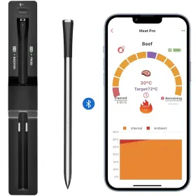 445004173191 KUNJUN Smart Wireless Meat Thermometer Remote
