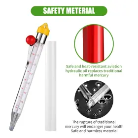 CDFT001 LABO TECHNOLOGY Candy Thermometer Pot Clip Glass #3