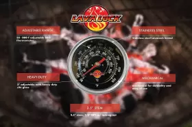 690996755505 LAVALOCK Bbq Grill Thermometer High #2