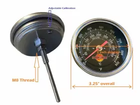 690996755505 LAVALOCK Bbq Grill Thermometer High #3