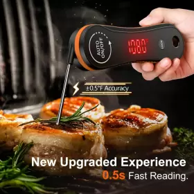 732133675960 LAVFA Digital Meat Thermometer Accuracy Rotat #3