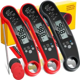 FOOD-97 LEELOSP Digital Meat Thermometer Probe Waterproof