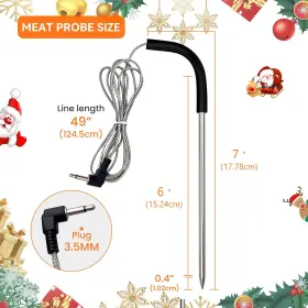 Ly-pb LESYAO Meat Probe Pit Boss Pellet Grills Smokers Plu #3