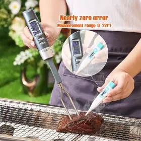 791258142061 LFCFORLDX Meat Thermometer Fork Alarm Digital #3