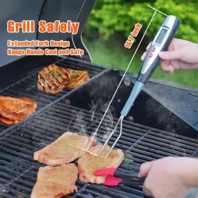 791258142085 LFCFORLDX Lfcfordx Meat Thermometer Fork Alarm #2