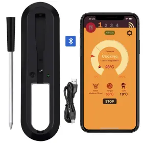 732141670117 LIANGDU Smart Meat Thermometer Bluetooth Oven