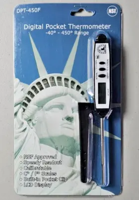 DPT450F LIBERTY Ware Digital Pocket Thermometer Nsf Dpt