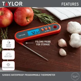5295845 TAYLOR Digital Waterproof Kitchen Food Meat Folding #2