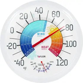 6751 TAYLOR Wind Chill Heat Index Thermometer Hygrometer