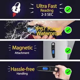 710917169072 LIKEPAI Meat Thermometer Kitchen Cooking Ultra #3