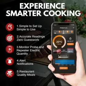 313107324383 LILILI Smart Wireless Meat Thermometer Bluetooth #3