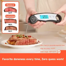 785229807653 LISTIME Meat Thermometer Grill Cooking Bbq Food #2